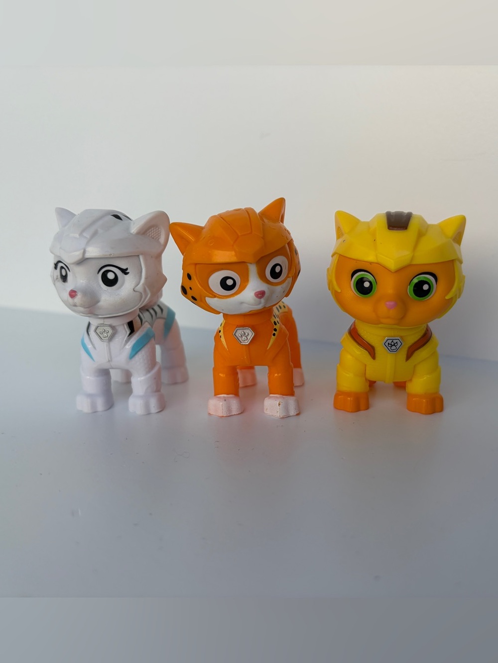 Paw Patrol Cat Pack Lot of 3 Figures - Wild Cheetah Rory Leo